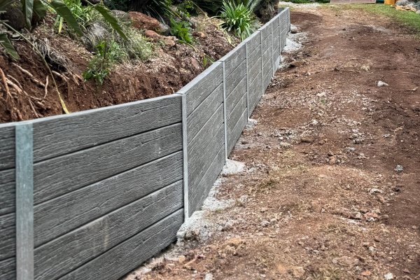 cement retaining wall